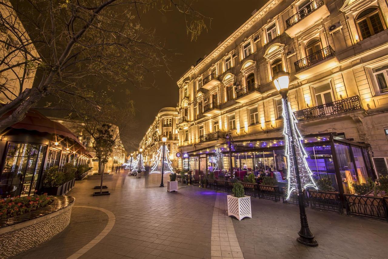 Caspian Ulduz Hotel Baku Bagian luar foto